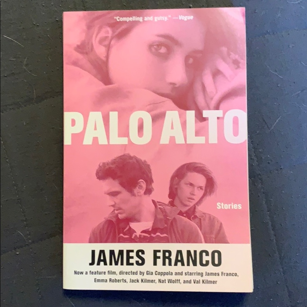 Signed by James Franco edition of Palo Alto